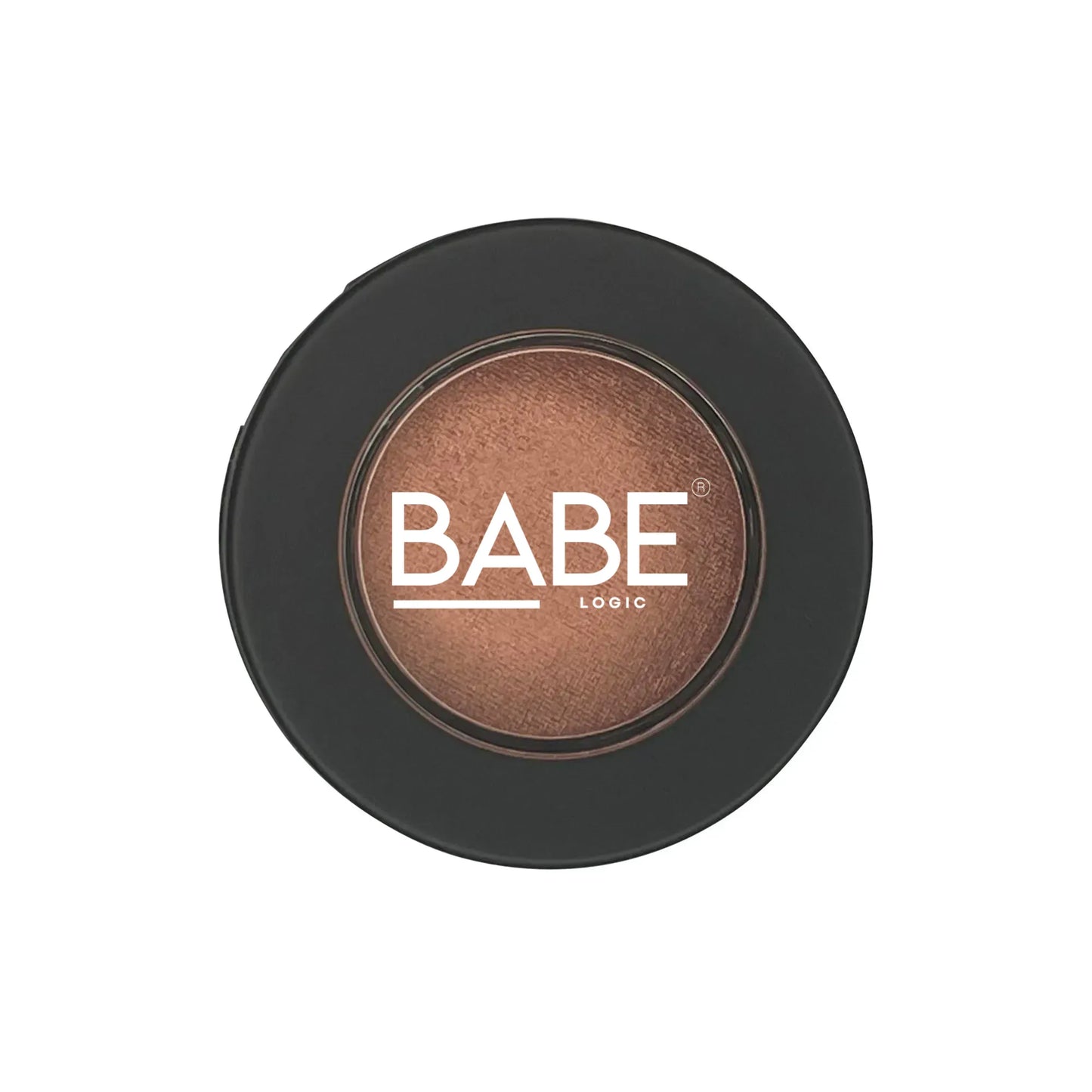 Single pan eyeshadow in round compact case with talc-free formula for vibrant, long-lasting color.