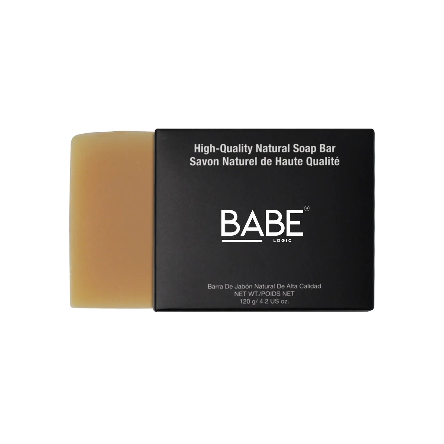 High-quality natural soap bar with packaging, featuring skin-nourishing ingredients for cleansing and moisturizing.