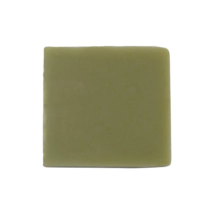 Natural soap bar with soothing eucalyptus and peppermint scent, suitable for all skin types.