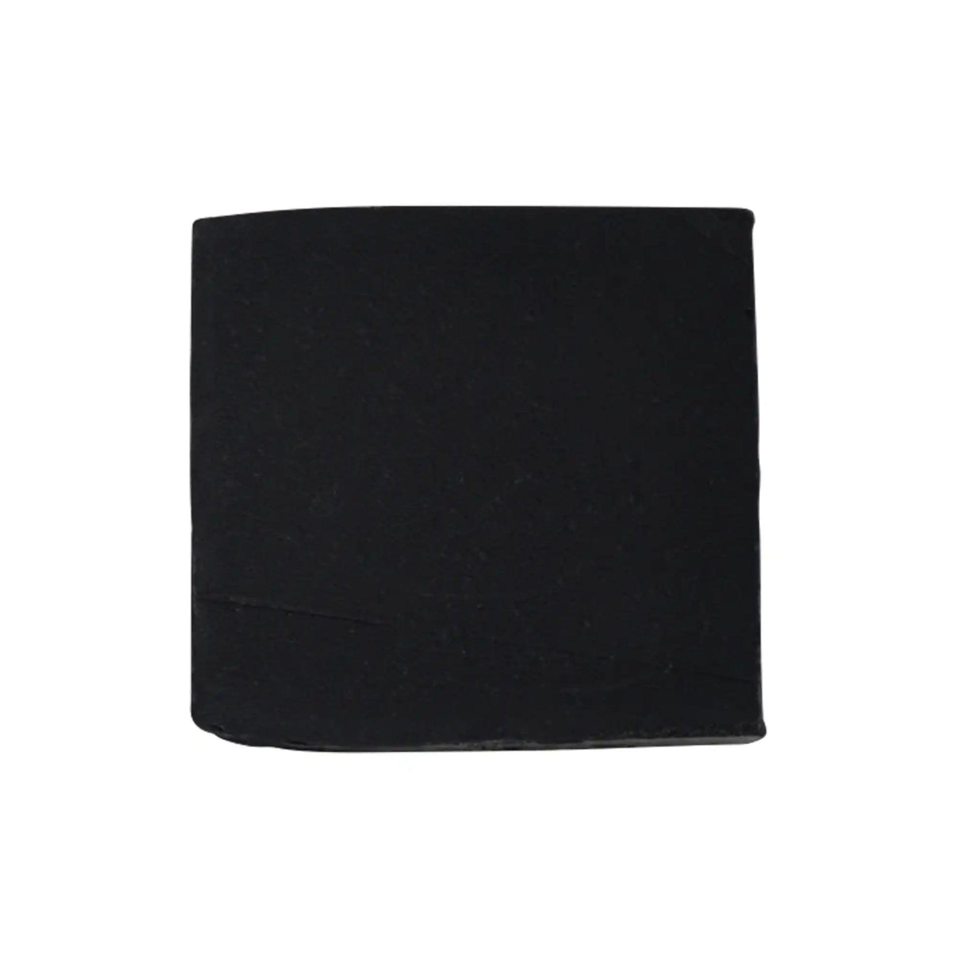 Natural black soap bar for cleansing and hydration.