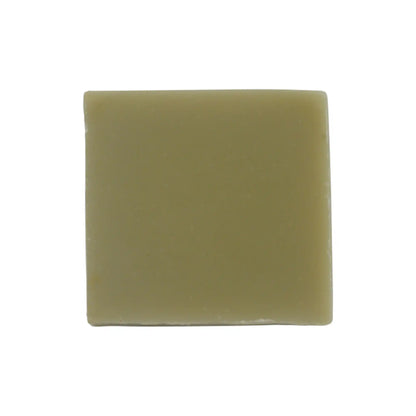 Natural soap bar with soothing ingredients for soft, hydrated skin.