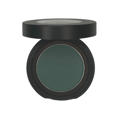 Talc-free single pan eyeshadow in a sleek black compact.