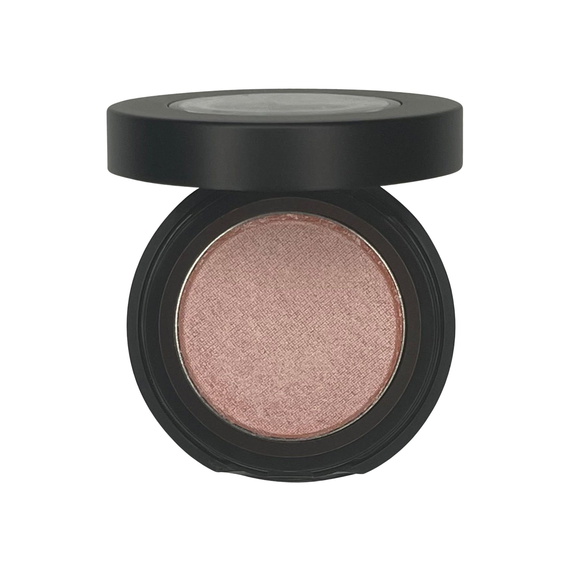 Talc-free single pan eyeshadow in compact case, lightweight and blendable.