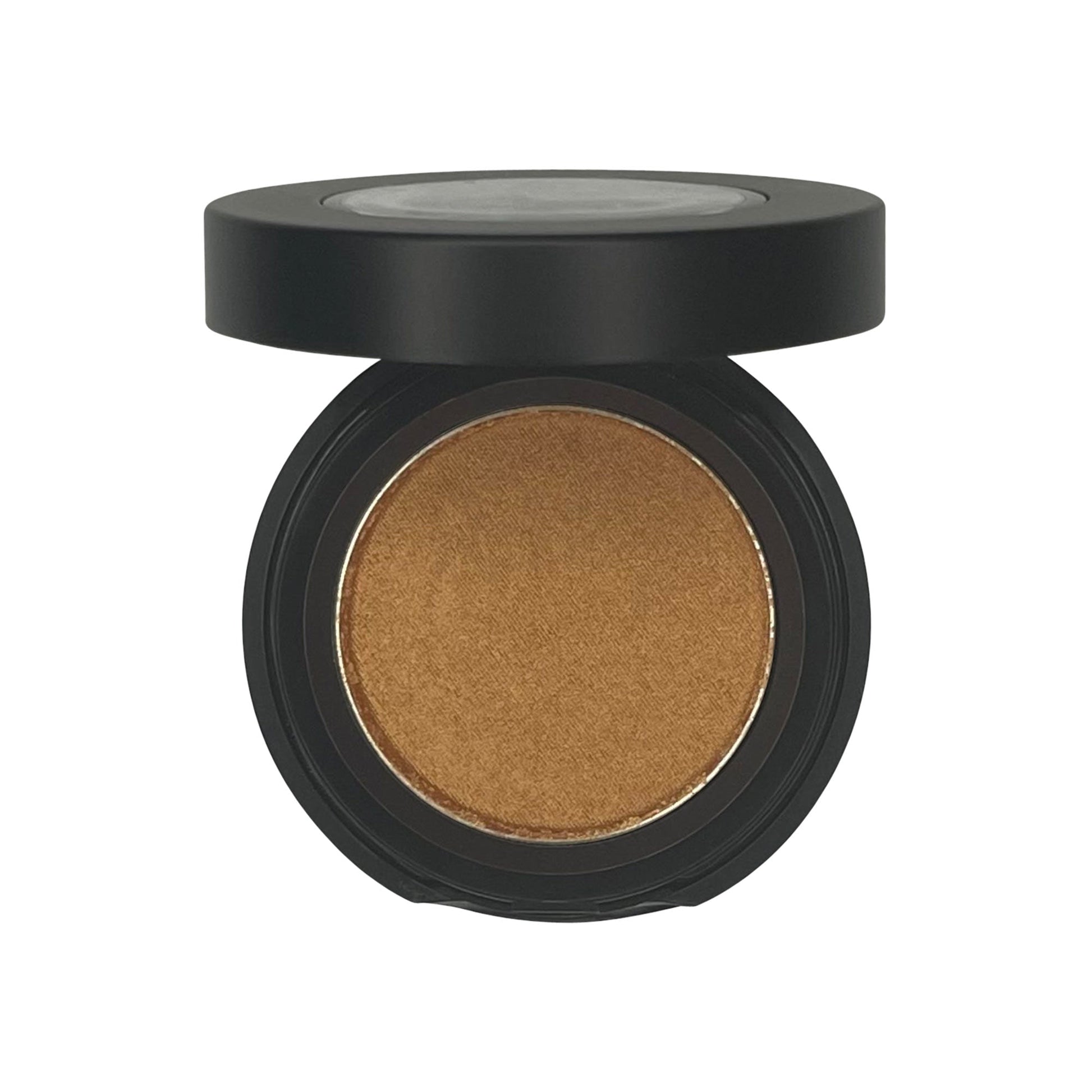 Talc-free single pan eyeshadow in a gold shade, perfect for mix and match eye looks.