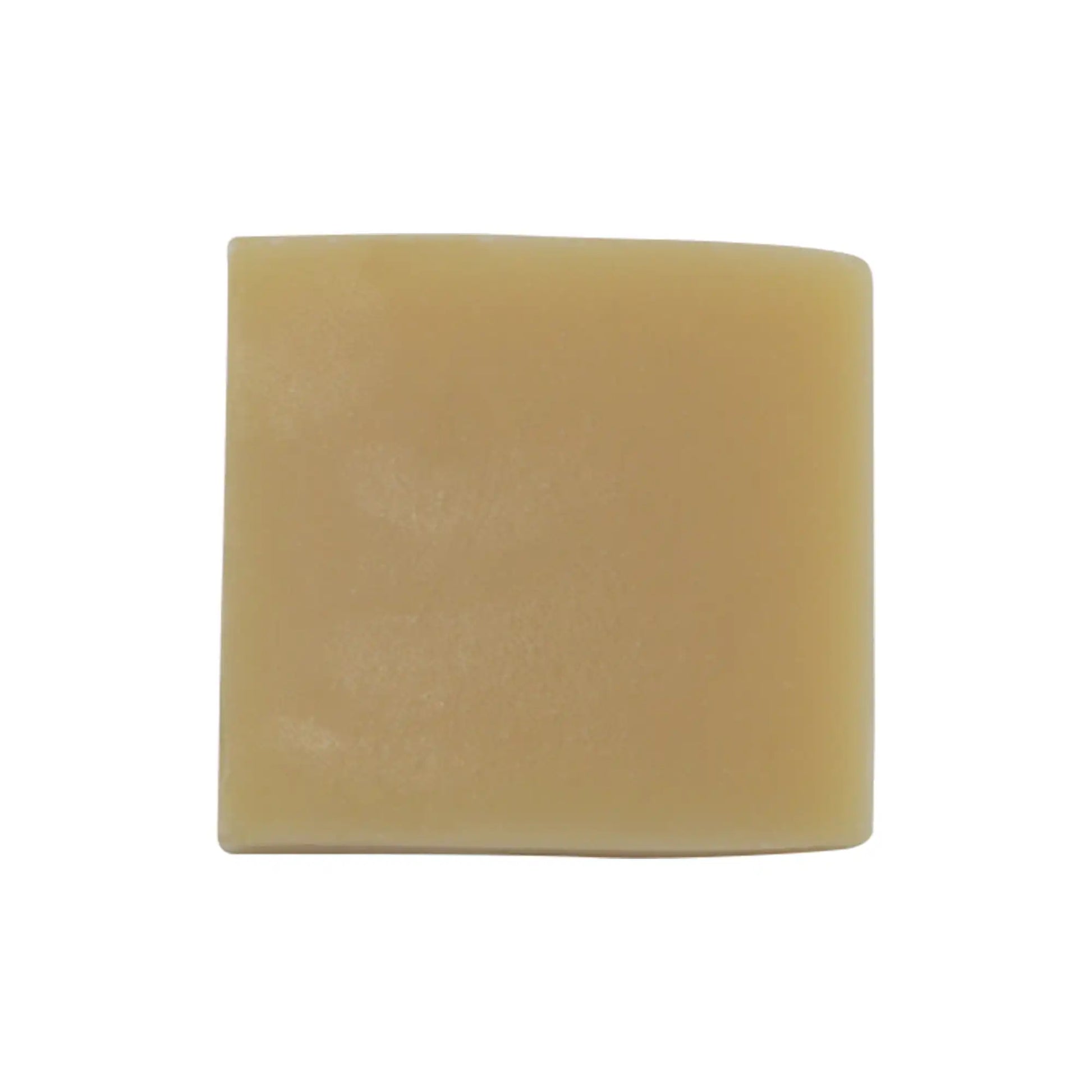 Natural beige soap bar made with soothing ingredients for all skin types.